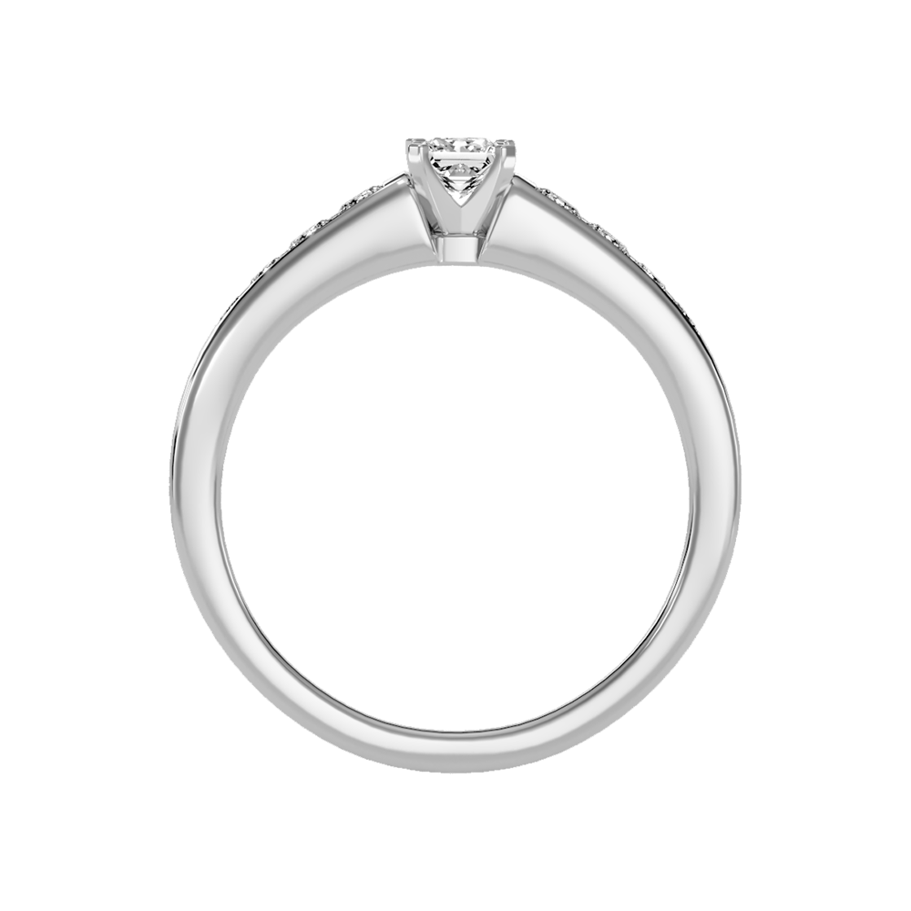 Burning Solitaire Ring