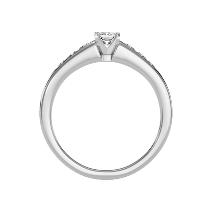 Burning Solitaire Ring