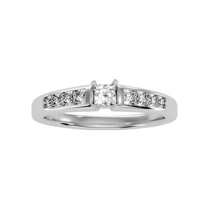 Burning Solitaire Ring