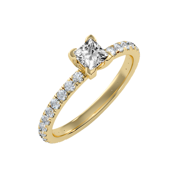 Coruscating Solitaire Ring-Color_Yellow-Gold