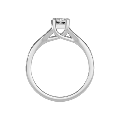 Queen Solitaire Ring