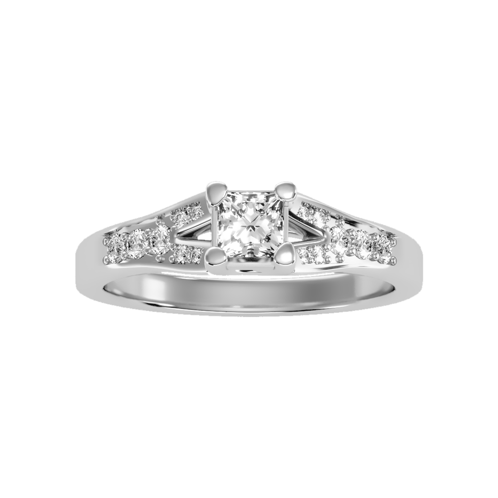 Queen Solitaire Ring