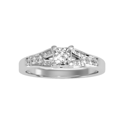 Queen Solitaire Ring