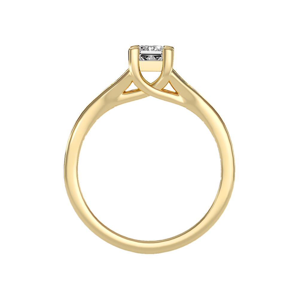 Queen Solitaire Ring