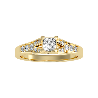 Queen Solitaire Ring