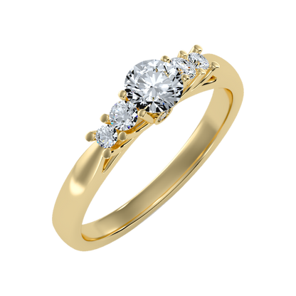 Subtle Statements Single Stone Ring-Color_Yellow-Gold