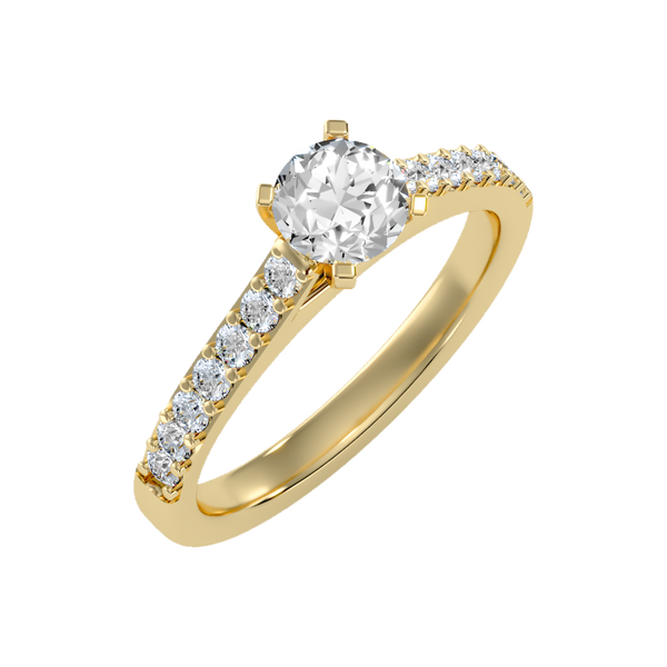 Impressive Solitaire Ring-Color_Yellow-Gold