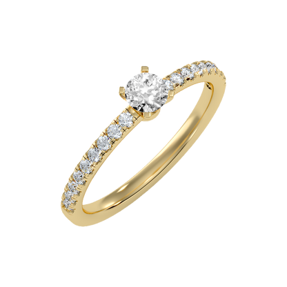 Lavish Solitaire Ring-Color_Yellow-Gold