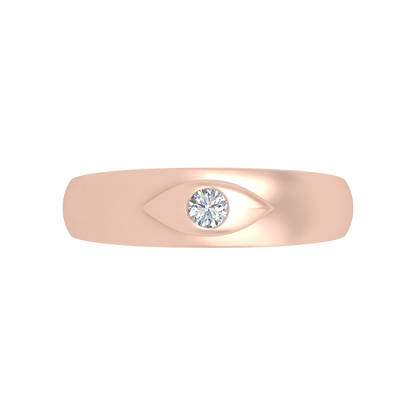 Classic Row Single Stone Ring