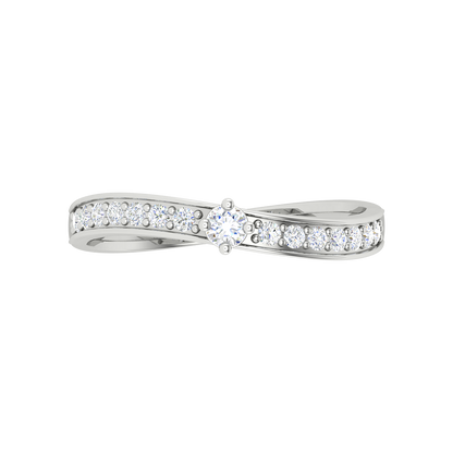 Infinitely Gemmed Glitter Diamond Band