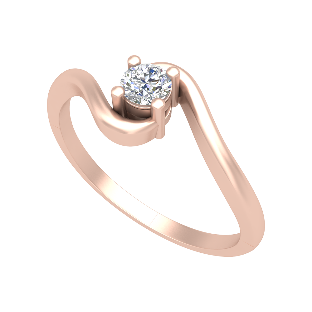 Dazzling Diva Fashion Ring-Color_Rose-Gold