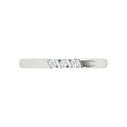 Beautiful Gala Tri Stone Ring